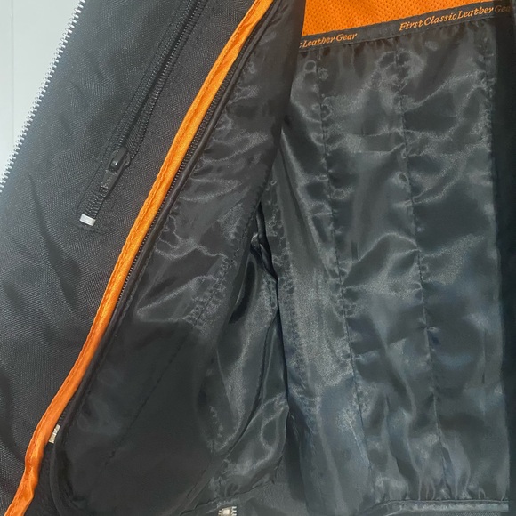 First Classics Breakout Star Womens Reflective Leather Moto Jacket - Small - Picture 5 of 10